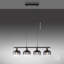 Latisa 4 - Light Black Kitchen Island Pendant