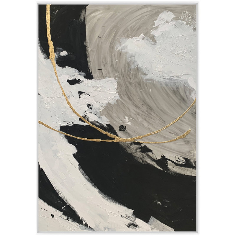 Via Orla Canvas Print Artwork , 200cm H x 120cm W, White