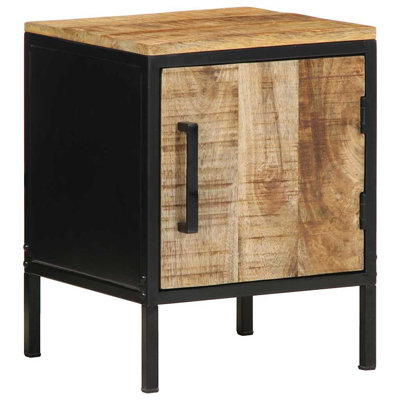 30cm W Metal Bedside Table