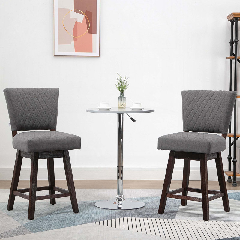 Ensemble de 2 tabourets pivotants