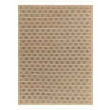 Scandinavian Custom Hemp Rug In Brown Geometric Pattern By Rug & Kilim