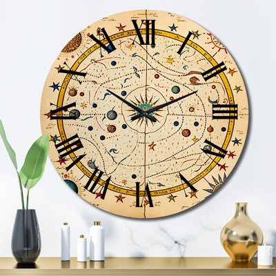 Horloge murale en métal