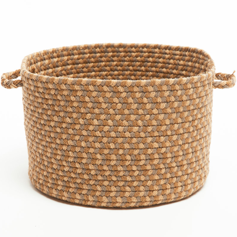 Panier en tissu Bar Harbor, H 8 po x l 10 po x P 10 po, 23 pintes, Orange