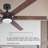 ONE Smart All Seasons 60" Ceiling Fan with Light, Quiet, Alexa/Google, 3 Color LED Lights, Reversible and Light Kit included