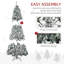 Grand arbre de Noël artificiel pré-éclairé-1857413154