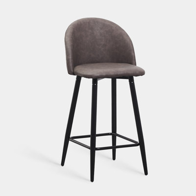 Choteau Upholstered Counter Stool with Metal Frame