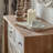 Rustic Retro Solid Wood Carved Accent Cabinet