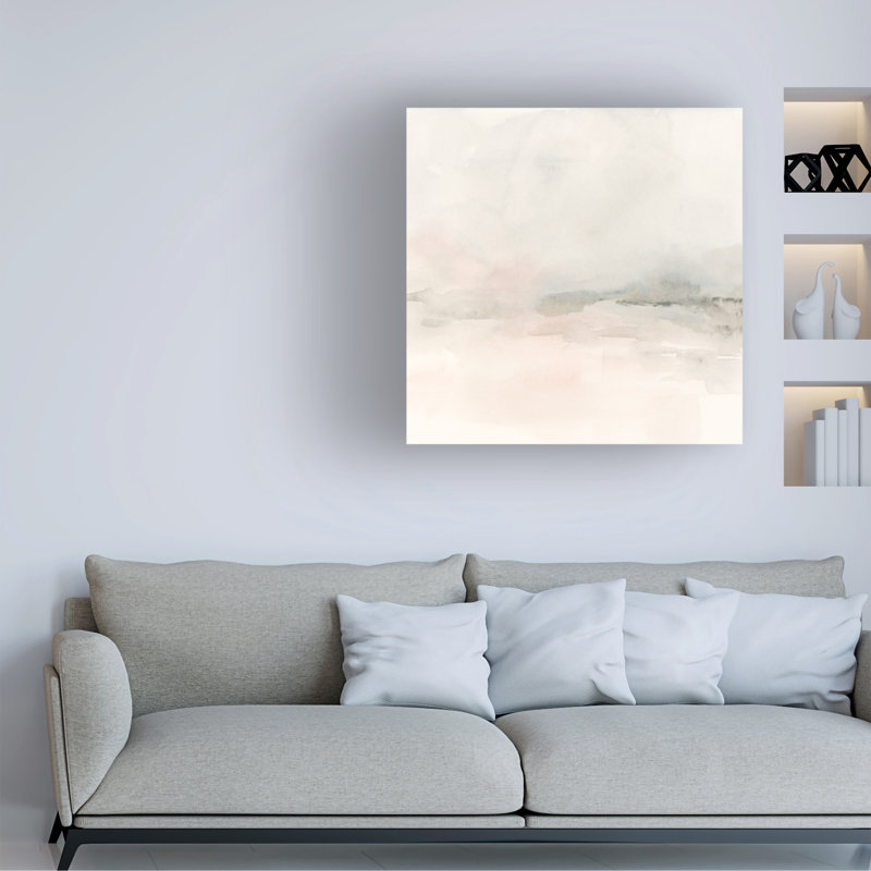 «Mute Shoreline II» sur toile, H 14 po x l 14 po