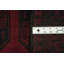 Tapis oriental rouge en laine fait à la main 5 x 7