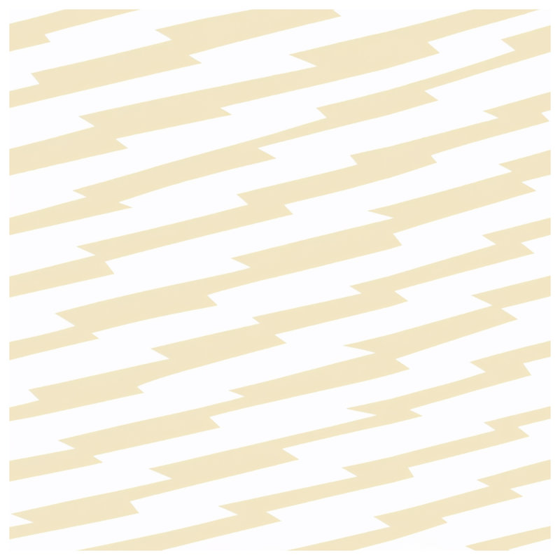 Beige Zigzag Lines Quilted Bedspread All Sizes, Full / Double