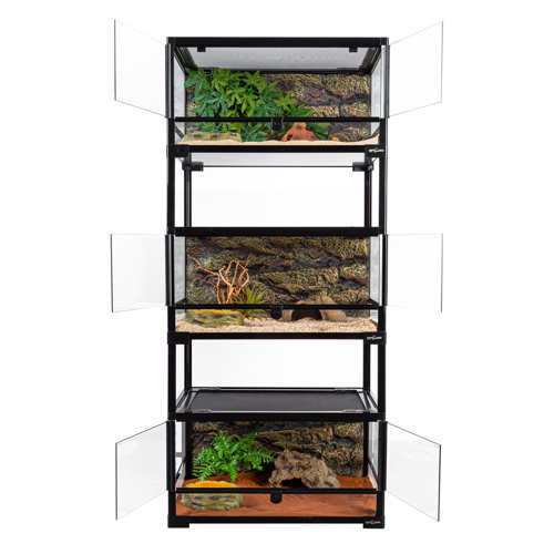 REPTIZOO 24'' x 18'' x 54'' Reptile Terrarium & Reviews | Wayfair