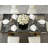 Ethanael Faux Marble Top Metal Base Dining Table-609660214