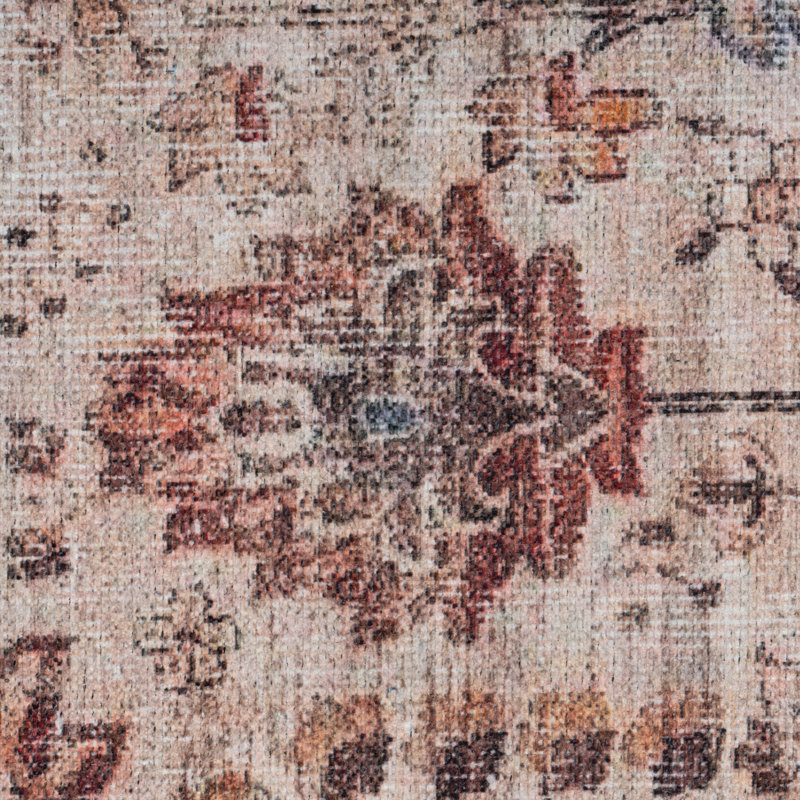 Cahours Vintage Look Cotton Area Rug, Runner 60cm x 240cm