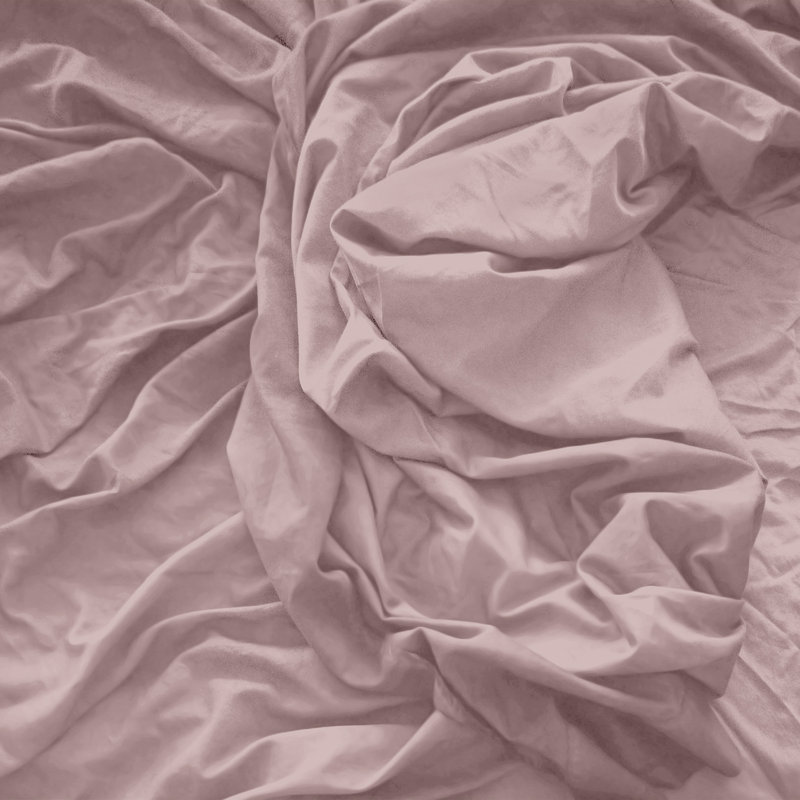Ensemble de housse de couette et taies décoratives 100% coton Classic Cool & Crisp Classic, Rose