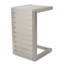 Table d'appoint en forme de C Alu - Table de bout d'extérieur moderne avec cadre en aluminium léger pour patio, piscine ou jardin-323189128