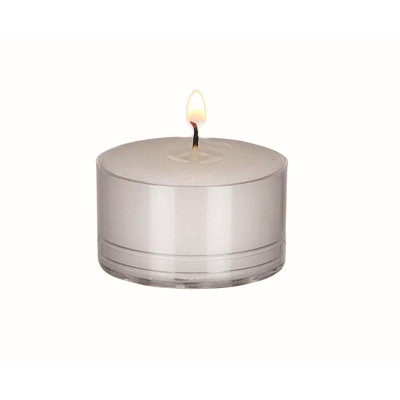 Unscented Tealight Candle with Plastic Holder