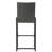 Transitional Style Outdoor - , Iron Frame, , 16.55" W X 20" D 43.99" H, 30.00" Seat Height 2Pcs With Weather , Stylish For Backyard, Dark Brown/Grey, Assembly Included-517987662