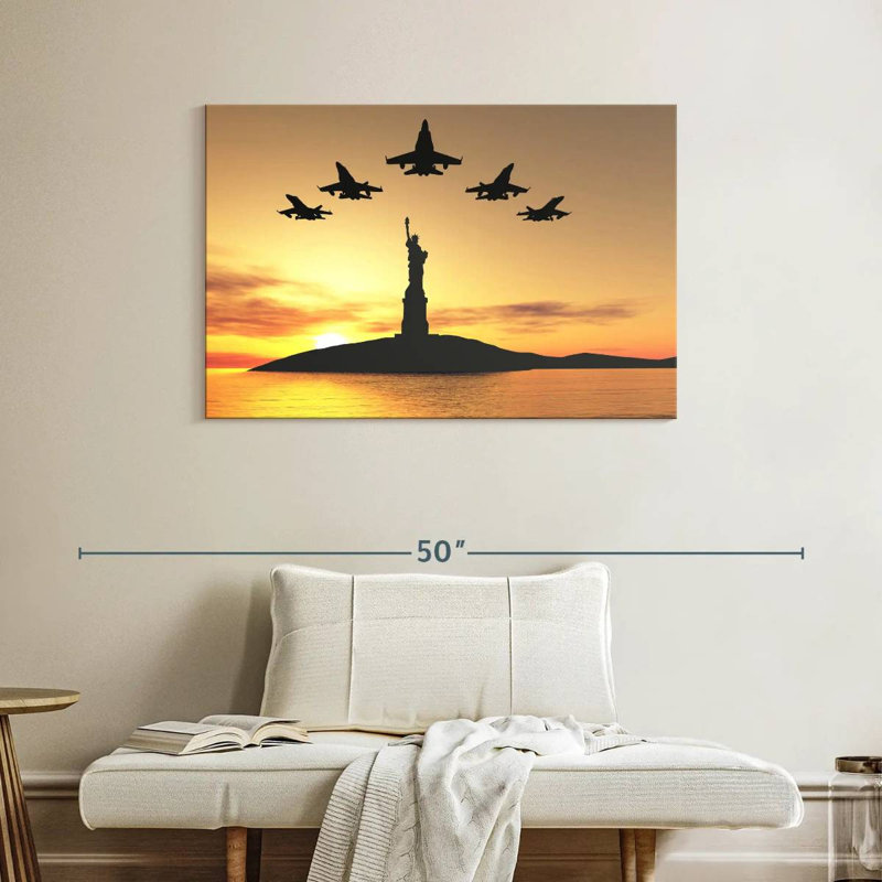 Mait NYC Air Force, 26" H x 39" W