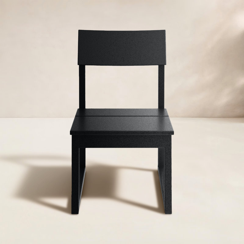 Chaise d'appoint de salle à manger EDGE, Noir, noir, noir, noir
