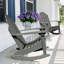 Chaise berçante d'extérieur en plastique Anette-486495642