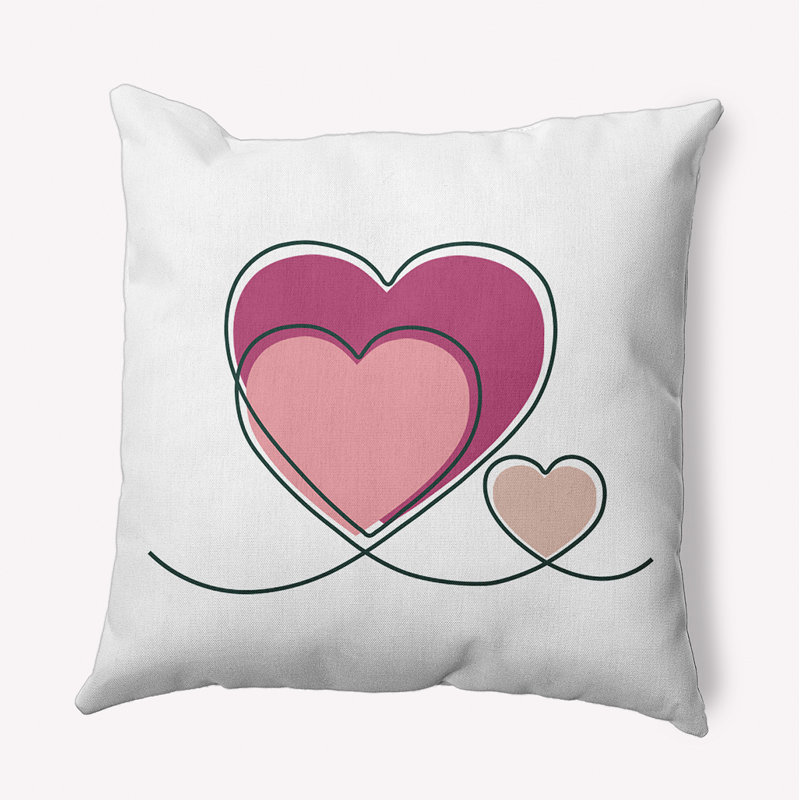 Reversible Throw Pillow, 20"H x 20"W, Square