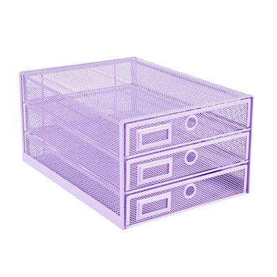 Kaylinn Mesh Stackable Desk Organizer