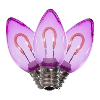 Ampoule en filament transparent en U Astoria Grand, base E17, 120 V, 0,6 watts, 25 ampoules par sac