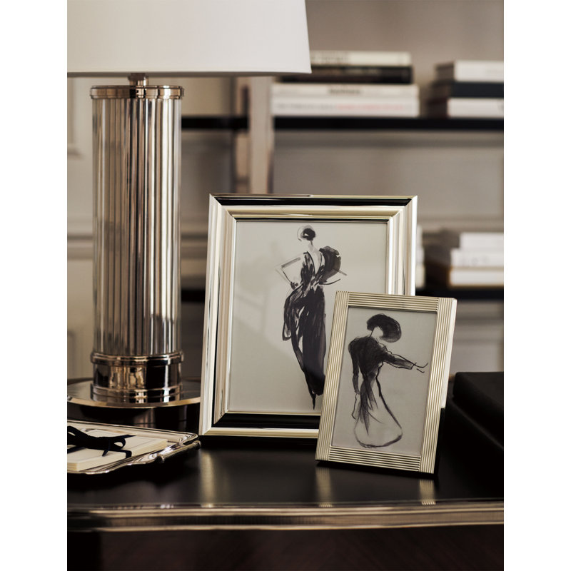 Ralph Lauren Allen 1 - Light Standard Table Lamp, Polished Nickel