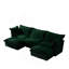 Canapé modulaire confortable avec plusieurs coussins pour le salon-342161719
