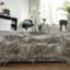 Tapis gris touffeté à la main-16356723
