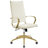 Jive Gold Stainless Steel Highback Office Chair-1042055043-971855064