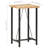 Solid Wood Top Metal Base Dining Table