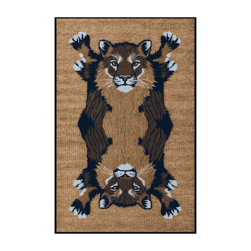  Tapis lavable Mountain Lions Big Cats, Tapis de couloir 2 pi x 4 pi