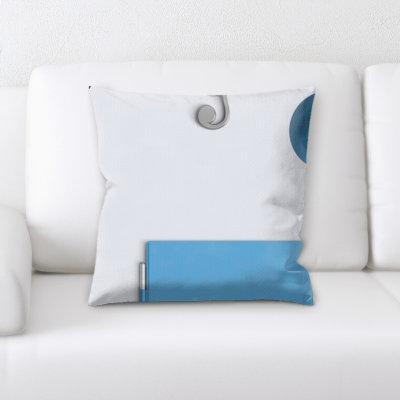 Electric Guitar on a Background Throw Pillow