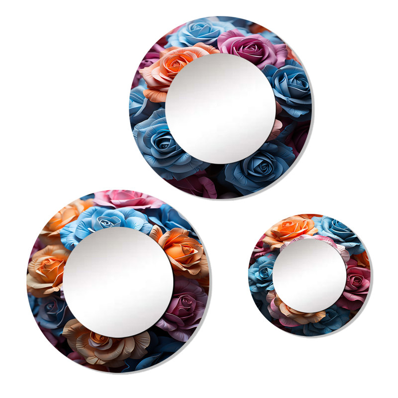 Lorelle Metal Round Mirror
