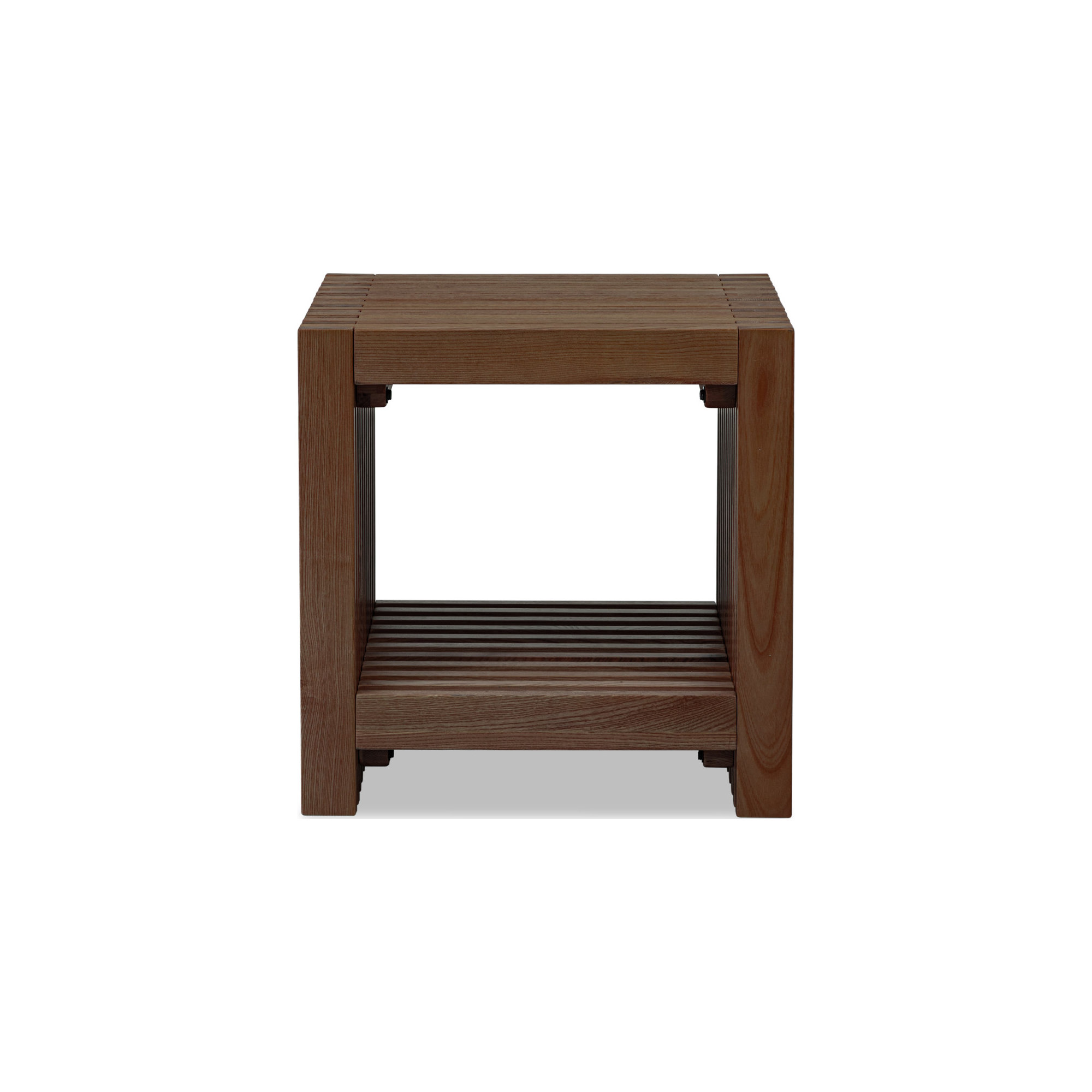 Finnian Side Table, Dark Brown Wood