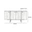 Table buffet de style minimaliste en bois