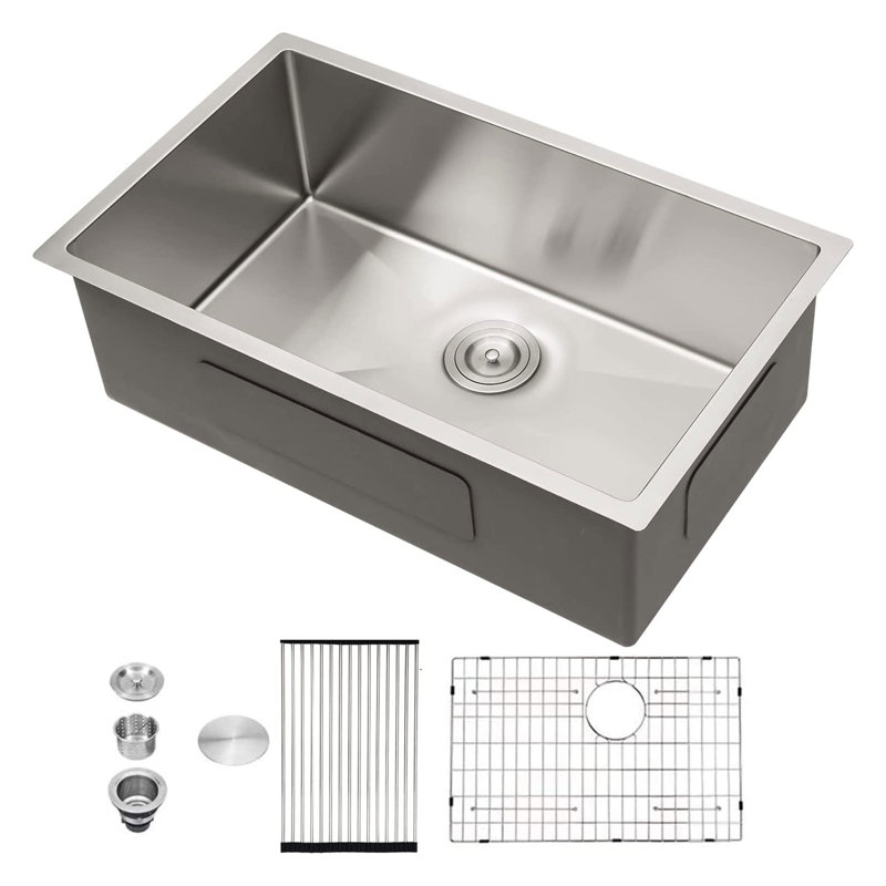 30'' L Single Bowl Stainless Steel Kitchen Sink