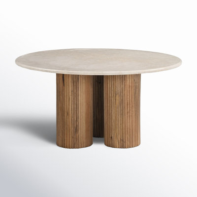 Dewy - Modern Marble Round Coffee Table