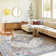 Machine Woven Blue/Brown/Grey Indoor Rug