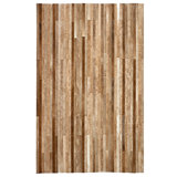 Poseidon Cowhide Striped Area Rug