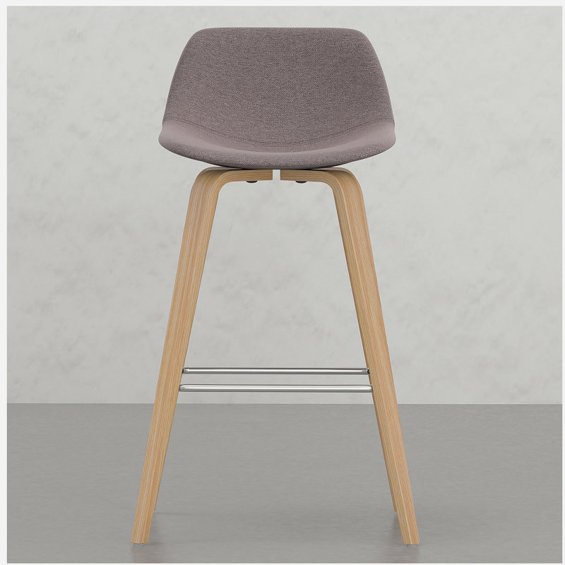 Tabouret de bar Harvard (ensemble de 2 pièces), Gris foncé