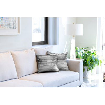 Belcara Chevron Square Throw Pillow Cover