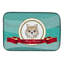 Tapis de séchage chihuahua merry christmas