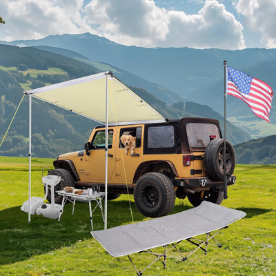 Yescom 6.7X8.2Ft Car Side Awning Pu2000mm UV50+