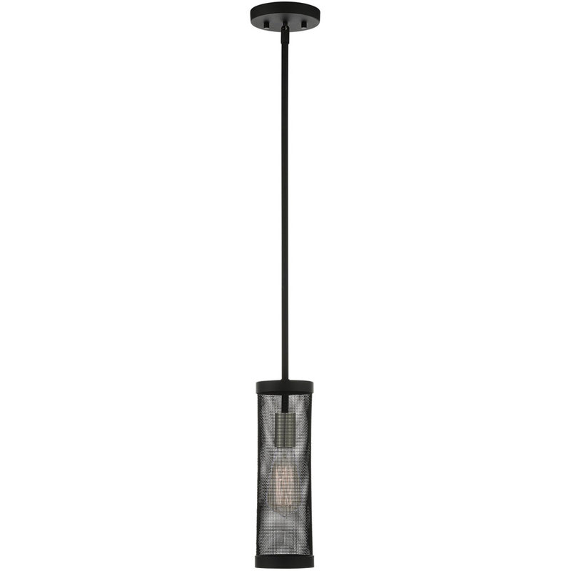 Luminaire suspendu cylindrique 1 lumière