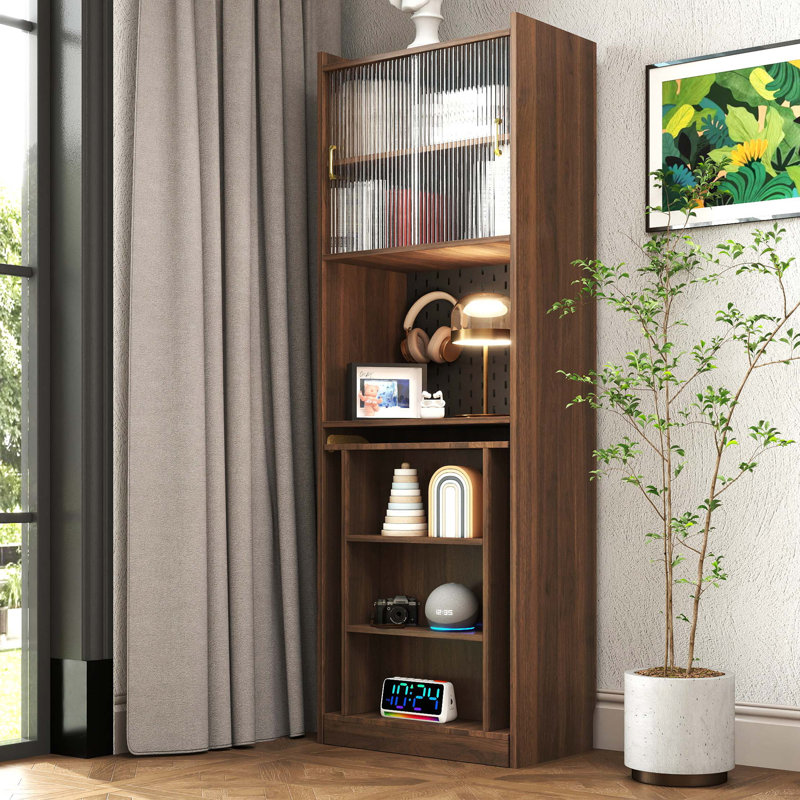 Bureau pliant avec rangement, bureau d'ordinateur pliable peu encombrant pour les petits espaces, table d'écriture