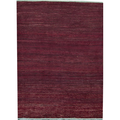 Hand-Knotted High-Quality Red Area Rug