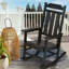 Porch Rocker HIPS Outdoor Rocking Chair High Back 2 pcs 400 lbs Weight
