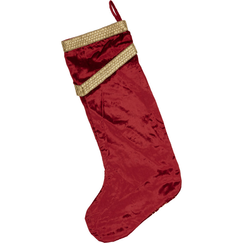 Chaussette de Noël festive, H 11 po x l 20 po